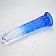 SXOVO TPE Dildo Analplug Transparent G-Punkt Stimulation Vagina Anal Universal Sexspielzeug (S（17.5cm）)