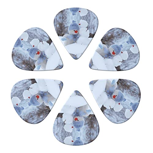 Lot de 6 médiators mignons Bonhomme de neige pour guitare acoustique, guitare électrique, basse, ukulélé – fins, moyens… - Les Beatles, Paul McCartney, John Lennon, RIngo Starr, George Harrison Lot de 6 médiators mignons Bonhomme de neige pour guitare acoustique, guitare électrique, basse, ukulélé – fins, moyens… – Image 5