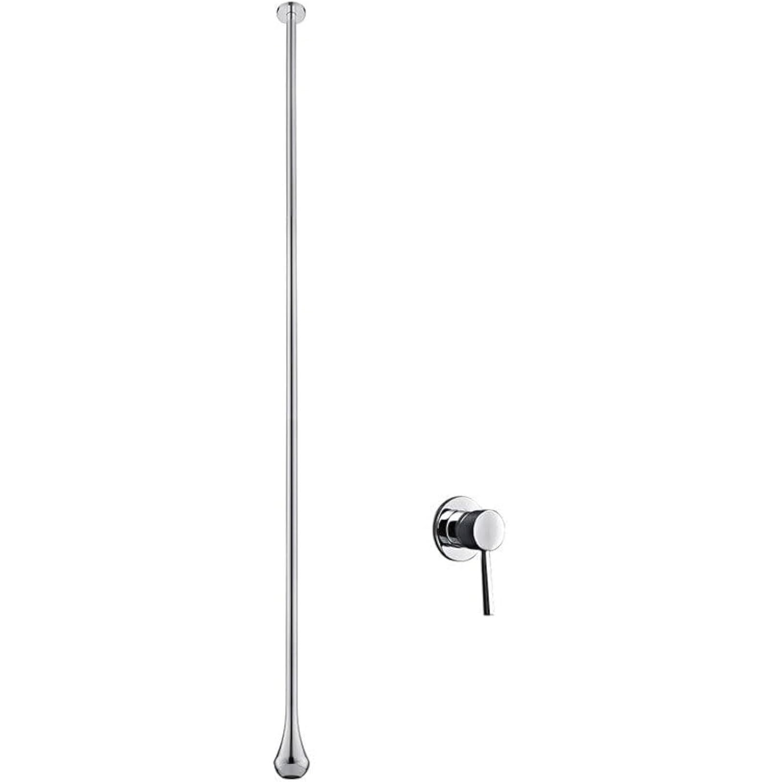 Robinet lavabo à poser fini les éclaboussures avec le long bec ergonomique argent
