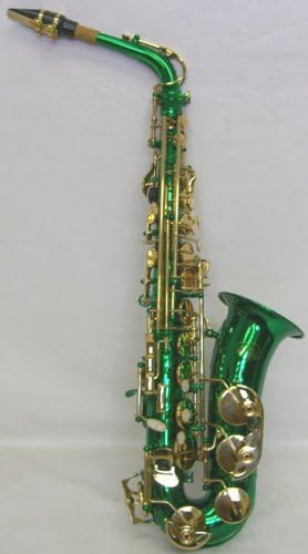 SKY Student Eb GREEN Alto Saxophone with Case and Accessories