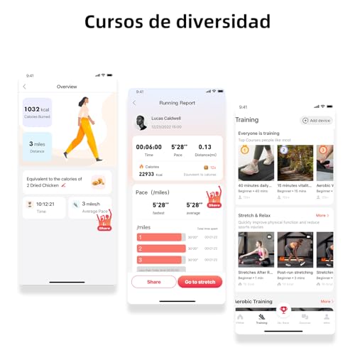 Cinta de correr para casa con control por app y cinta de andar para escritorio 3