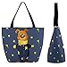 MOMOLOA Damen Handtasche Umhängetasche Puppe Henkeltasche Shopper Damen Schultertasche Große Damen-Reisetasche - 32,5 X 28,5 X 18Cm