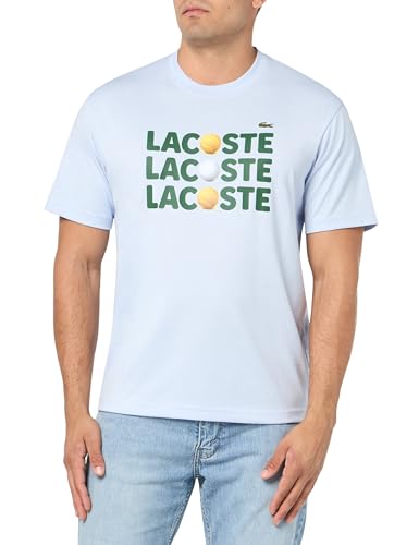 Lacoste Men's Short Sleeve Classic Fit Tee Shirt W Graphic
