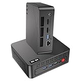 wo-we P6 AMD Ryzen 5 3550H Gaming Mini PC (Beats N150/N100/N97),16GB RAM 512GB SSD 4C/8T,4K Triple Displays, Light Gaming Mini Computers Home Theater Office Business Education
