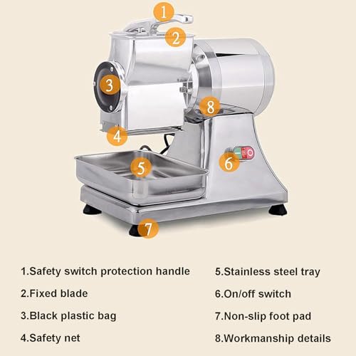 Rallador eléctrico comercial para queso 550W miniatura 4