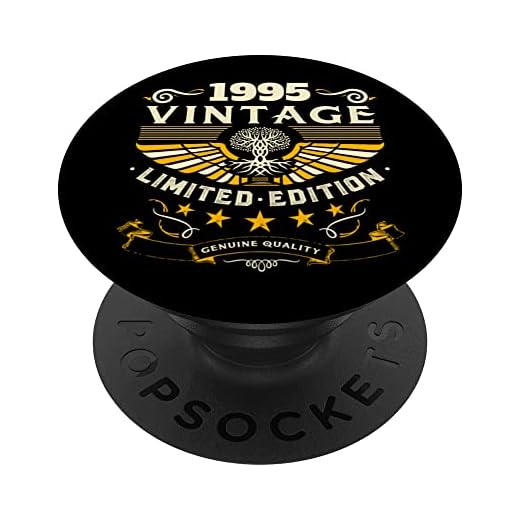 Retro 1995 Birthday Pop Socket divertido regalo de cumpleaños 1995 1995 PopSockets PopGrip Intercambiable