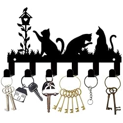 CREATCABIN Black Cats Key Holder
