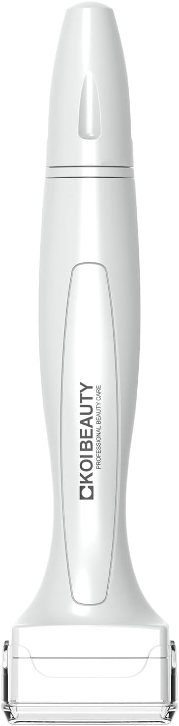 Derma Roller Microneedle - Alternative Derma Stamp & Pen - Microneedle Micro Needling Tool - Microneedling Roller for Men and Women - White