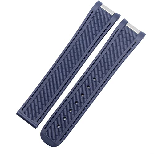 Bracelet montre 20 mm en gel de silice pour remplacer votre bracelet Omega Seamaster usé