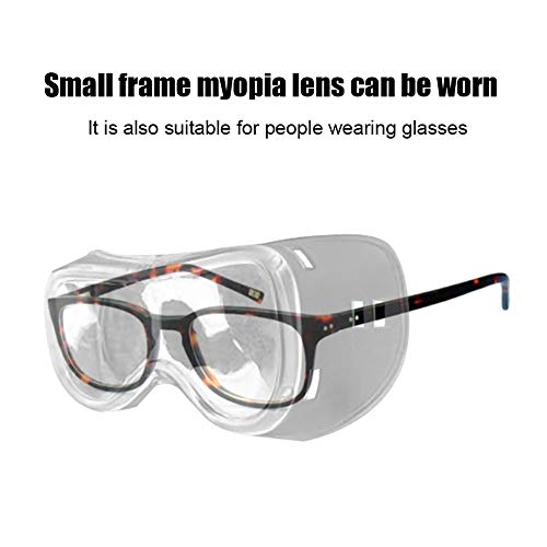 DECDEAL Googles à prova de poeira Protetor ocular à prova de vento Óculos de segurança para equitaçã