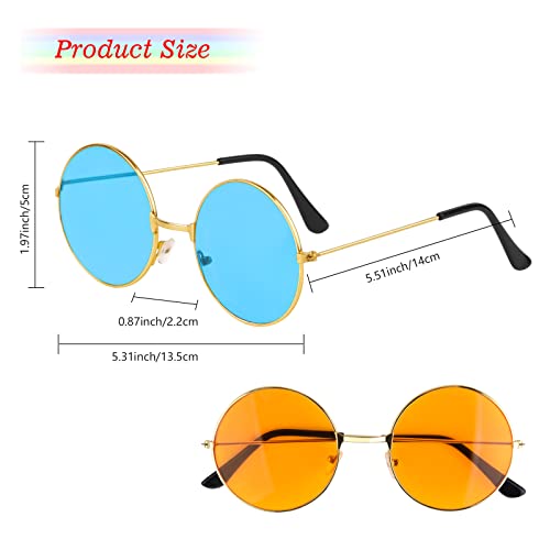 CHRORINE Hippie Sunglasses Assorted Colors hippie glasses for women4