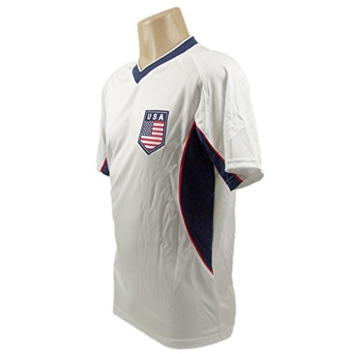 Rhinox USA Soccer White Angled Panel 2014 Training Jersey