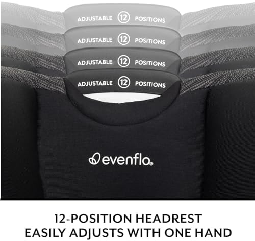 Evenflo All4Stages Slim 4-in-1 Convertible Car Seat (Tybee Black) — view 4