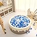 GOGOSO Ball Pit Balls for Toddlers Dogs Baby Boys Girls 2.2Inch Plasticball Toys for Kid Play Tent Birthday Slides Party Decor 500 pcs,Blue+ Light Blue