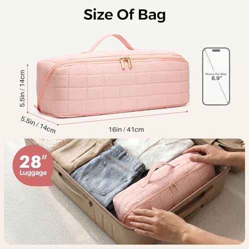 Organizador para Herramientas de Cabello Rosado Resistente al Agua miniatura 5
