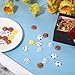 42 PCS Assorted Sport Ball, Tiny Resin Sports Ball Embellishment Flat Back Resin Charms Basketball Baseball Football Soccer Tennis Beads Mini Volleyballs for Crafts DIY Scrapbooking Sports Charms