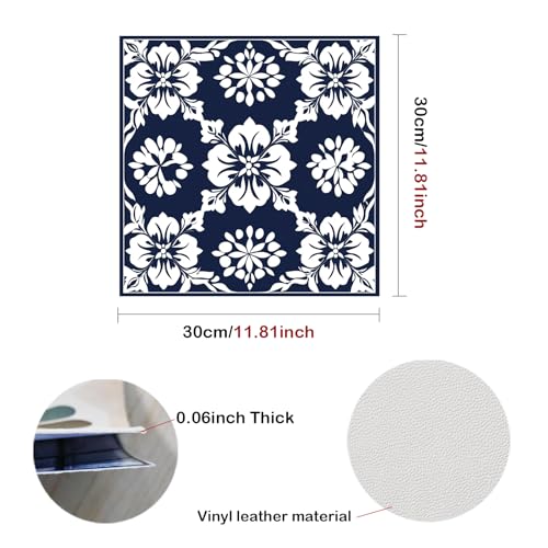 Image of Nuxovilar Peel and Stick Vinyl Floor Tiles, 11.8 inchx11.8 inch