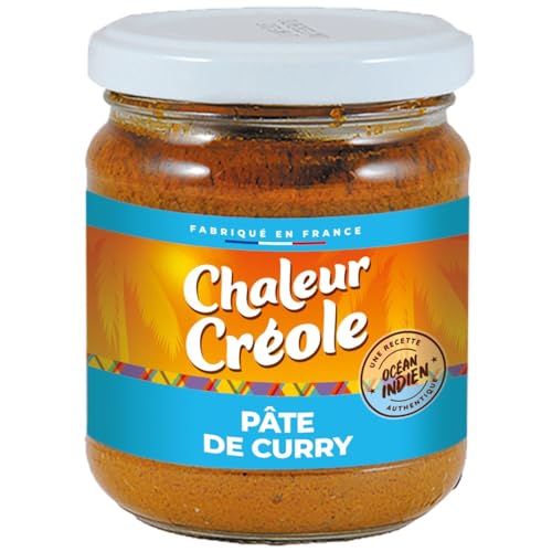 Pâte à Curry Chaleur Créole Épicée Lot de 3 Pots de 200g pour Cuisine Exotique