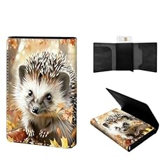 Hedgehog in Autumn Leaves