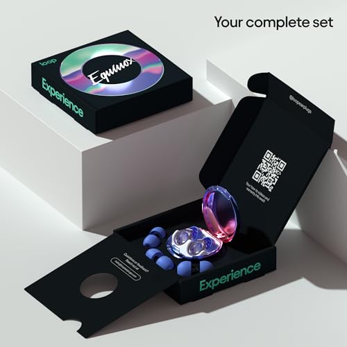 Image of Loop Experience Equinox Earplugs - High-Fidelity Reusable Earplugs | Colourful Hearing Protection | For Music & Events, Focus & Noise Sensitivity | Customizable Fit | 18 dB (SNR) Noise Reduction