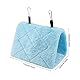 AMONIDA Hängematte, Winter warmes Bett Haustier Spielzeug weiche Plüsch Hängematte hängenden Käfig Zelt Vogel hängenden Käfig, schön und warm für Vögel(Blue, S)