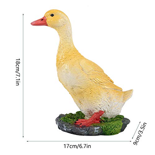 Décor de Canard de Simulation en Résine pour Aménagement Paysager de Jardin