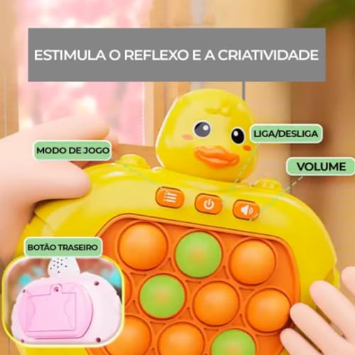 Pop It Eletrônico Sortido Educativo Anti Estresse Ajuda Na Coordenação Motora Concentração Memória O