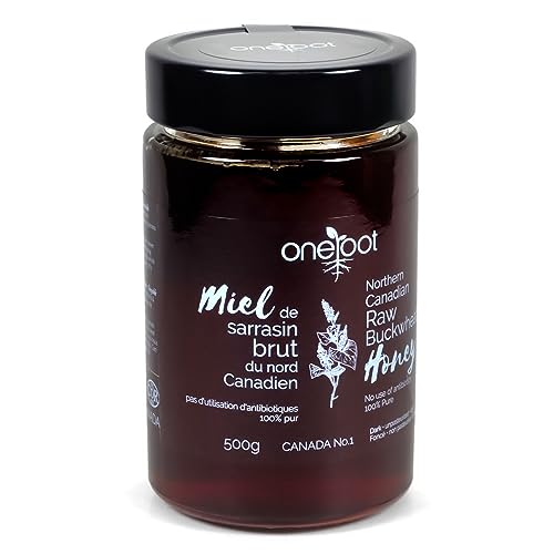 OneRoot Raw Honey Bundle 500g Buckwheat y 1.1 lbs Canadian Wildflower miniatura 2