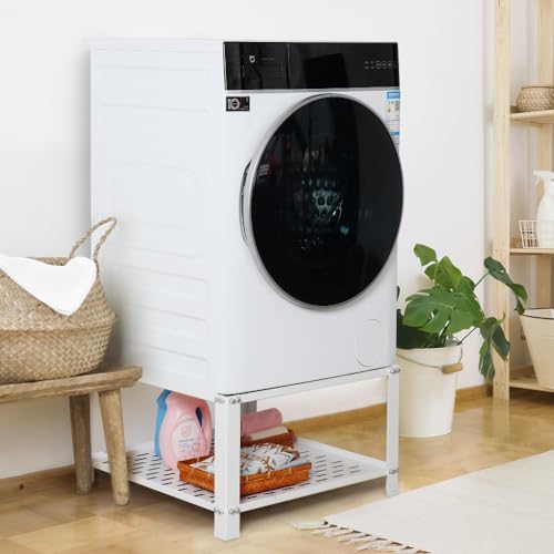 Luckup XYJDZ-W Laundry Pedestal With Storage Shelf-Universal Washing Machine Stand Heavy Duty Metal Base thumb #5