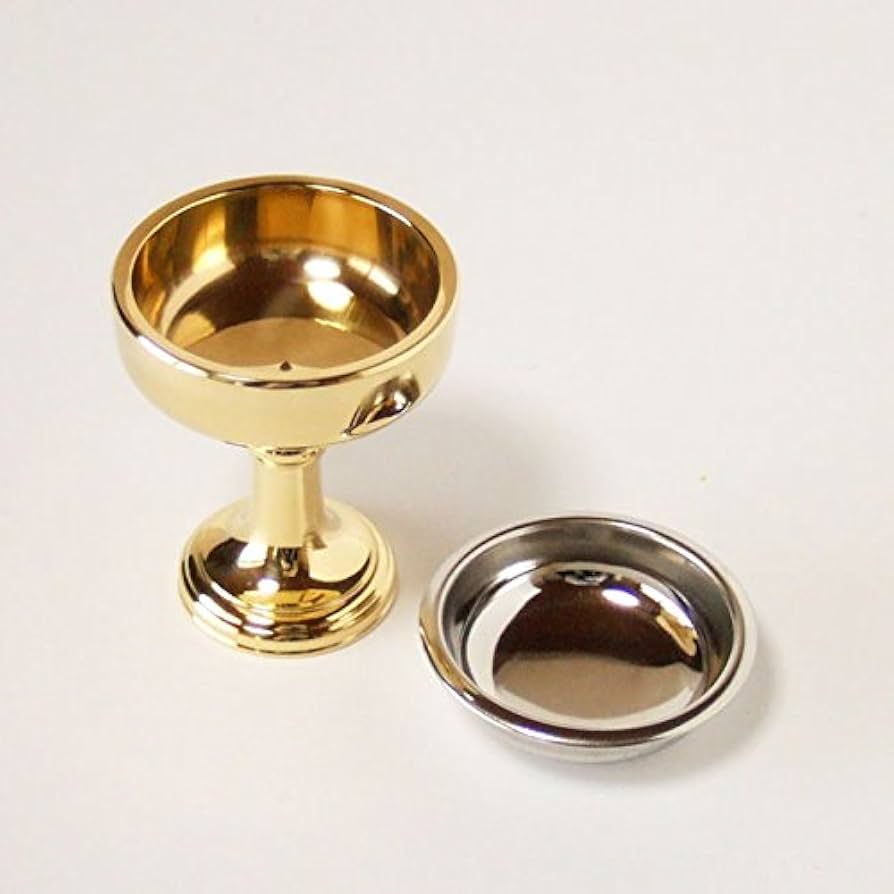 【修縁堂】仏教法具 飯器 1対の大きいサイズ Amazon｜(一面器) 密教法具 寺院用仏具 前具 大々型 六器一組