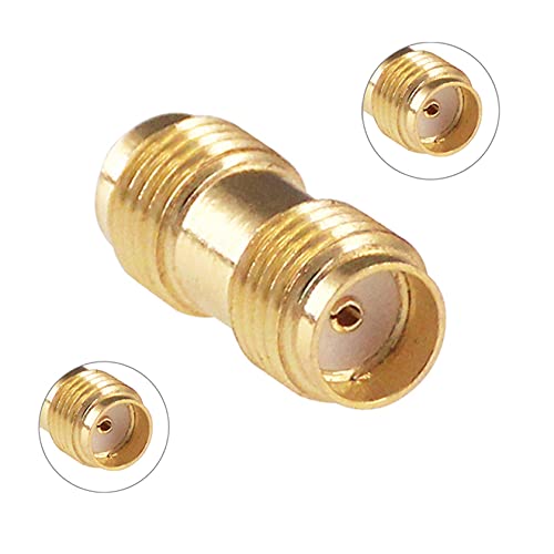 Adaptador de antena SMA hembra a SMA hembra x10 miniatura 4