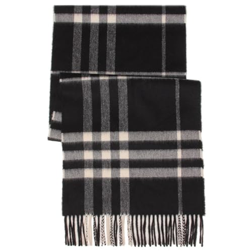 [BURBERRY] [バーバリー] マフラー フリンジ ブラック メンズ レディース 8094741 C1343 [並行輸入品]のサムネイル