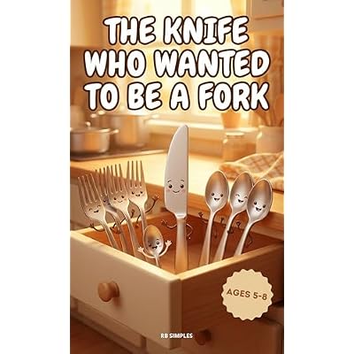 kids bedtime storybook-The Knife Who Wanted to Be a Fork:: A Funny Adventure in the Cutlery Drawer-A Heartwarming Story for Kids Ages 5-8-A Heartwarming Story for Kids Ages 5-8