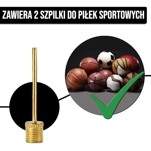 18 Sztuk Zestaw Akcesoriów Adapterów Zaworu Do Pompki - Dla Zaworu Presta, Dunlop, Schrader/Auto Do Rowerów - Igły Do Pompowania Piłek - Końcówki Do Balonów - od Mobi Lock