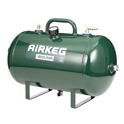 Rolair Airkegplus 10 Gallon Portable Air Storage Tank Compressor Accessory #TOP16