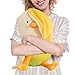 3 Pcs Zabawka z kaczką bananową,Pluszowa kaczka bananowa | Wypchane zwierzę zabawka pluszowa poduszka dla zwierząt miękka śliczna tajna kaczka pluszowe lalki prezenty dla dzieci chłopcy dziewczęta A/r