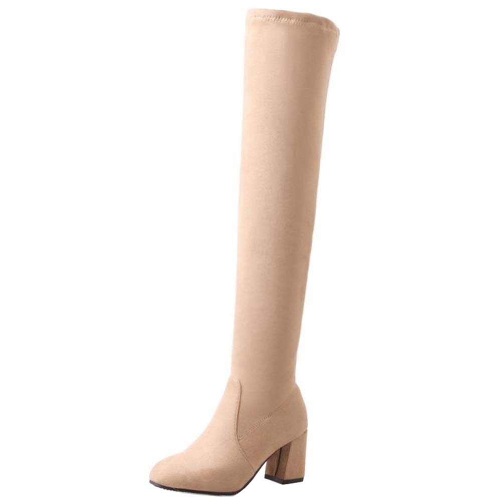 Cuissardes Simples pour Femme avec Talon Carré