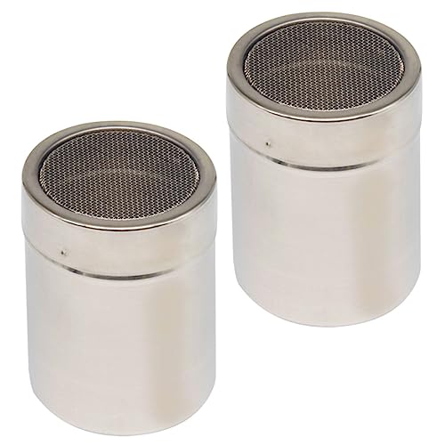 Cabilock Elegant Cocoa Powder Bottle Mini Spice Shaker Jars for Seasoning Salt Jar