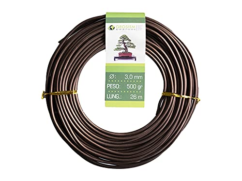 Alambre de aluminio cobre 3.0 mm Geotools para modelado de bonsáis 2