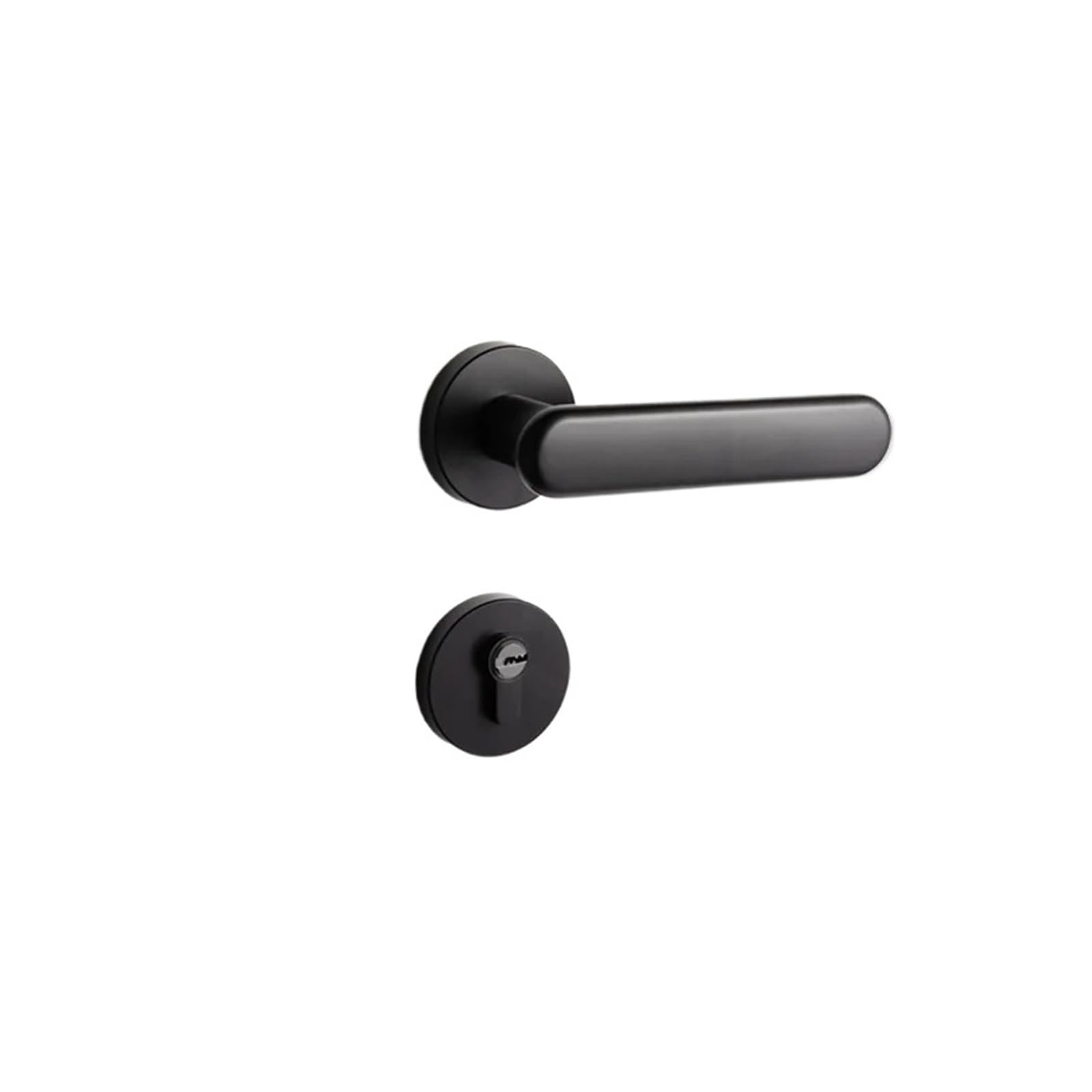 BSAXITHZB Indoor Handle Bedroom Door Lock Home Safety Silent Wooden(Black-Magnetic Lock)