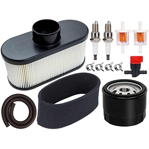 HOODELL FR691V Tune Up Kit for Kawasaki FR651V FR730V FS481V FS541V FS600V FS730V Engine Lawn Mower Tractor, Replace 49065-7007 Oil Filter 11013-7047 Air Filter Cover