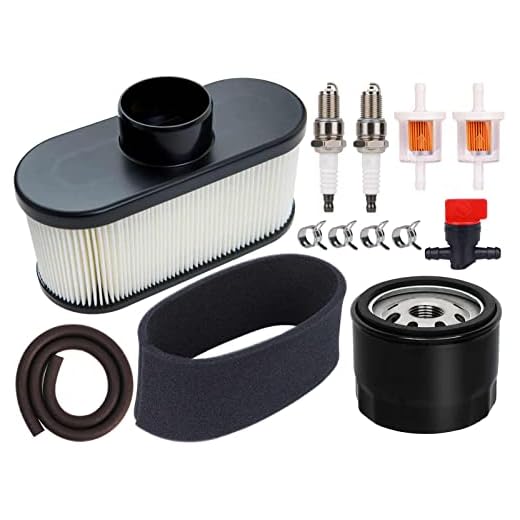 HOODELL FR691V Tune Up Kit for Kawasaki FR651V FR730V FS481V FS541V FS600V FS730V Engine Lawn Mower Tractor, Replace 49065-7007 Oil Filter 11013-7047 Air Filter