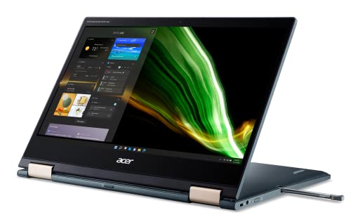 Acer Spin 7 SP714-61NA-SF97F, laptop touchscreen Full HD da 14" (Qualcomm Kryo 495, 8 GB RAM, 512 GB SSD, Qualcomm Adreno 685, Windows 11 Home), tastiera QWERTY spagnola, Nero - Notebook - Immagine 3
