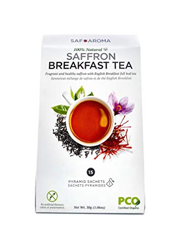 Safaroma Saffron-Infused Breakfast Tea for a Rich and Aromatic Start to Your Day