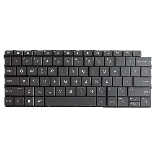Teclado HP Spectre x360 14t-EU de alta resistencia con acabados originales US Edition