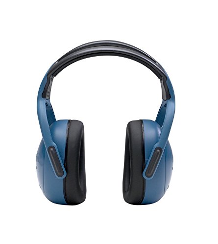 MSA 10087426 Left Right Headband Earmuff, Medium, 25 dBA NRR, Blue
