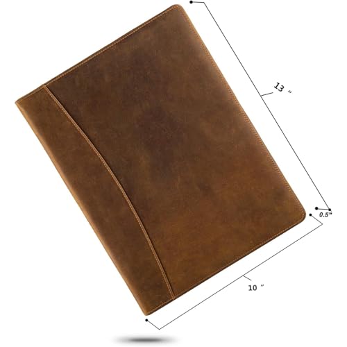 Jack&Chris Crazy Horse Leather Portfolio