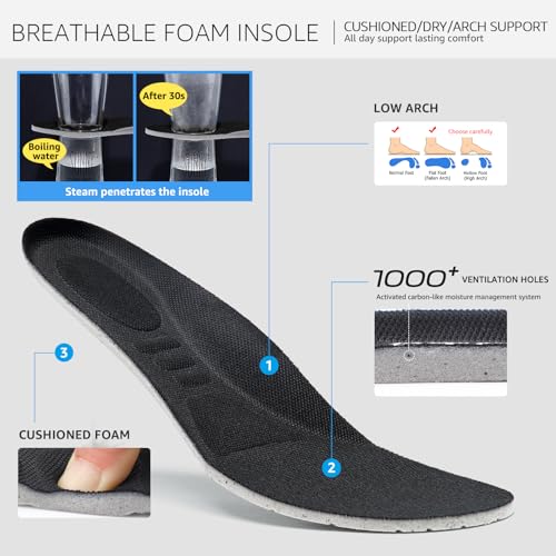 Image of STQ Walking Shoes Women Slip on Sneakers Non Slip Work Arch Support Tennis Plantar Fasciitis Orthopedic Breathable Mesh Comfortable Ladies Nursing