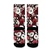 susiyo Whimsical Soft Rose Daisy Print Hiking Socks Boy Girls - Cushioned Crew Socks for Kids Soft, Breathable & Seamless Toe for All-Day Comfort