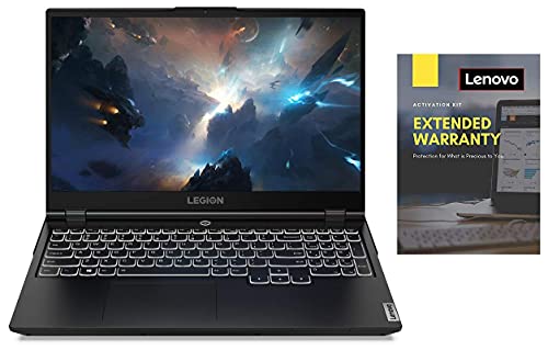Image of Lenovo Legion5 10th Gen Intel i5 15.6 inchFHD IPS 250Nits Gaming Laptop (8GB /512GB SSD /Win /120Hz /NVIDIA GTX 1650 4GB GDDR6 /Phantom Black /2.3Kg) 82AU00PMIN+Lenovo 2Year Extra Warranty with Onsite Service